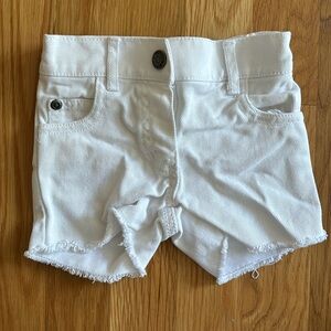 6M Carter’s White Denim Cutoff Shorts